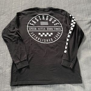 Fasthouse “Speed Style Good Times 1968” Long Sleeve T‑Shirt Black Men’s Large